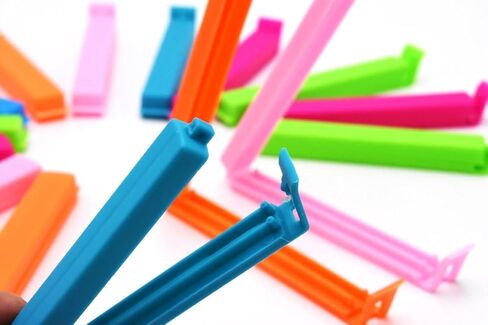 30 PCS Plastic Food Sealing Holder Clips Fresh-Keeping Bag Clips Sealer for Kitchen Food and Snack Bag (Multicolor) in Saudi Arabia
