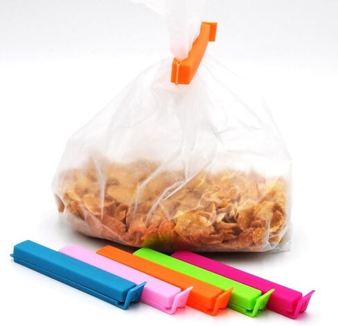 30 PCS Plastic Food Sealing Holder Clips Fresh-Keeping Bag Clips Sealer for Kitchen Food and Snack Bag (Multicolor) in Saudi Arabia
