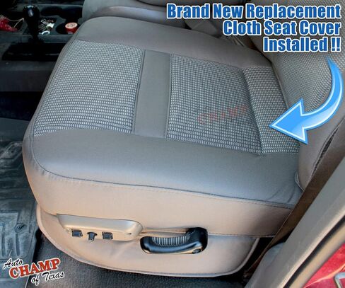 متوافق مع 2006-2009 دودج رام 4500، 5500 SLT و2006-2008 دودج رام SLT بيج هورن، غطاء مقعد من القماش الخلفي للسائق لون ستار، رمادي داكن متوسط in Kuwait