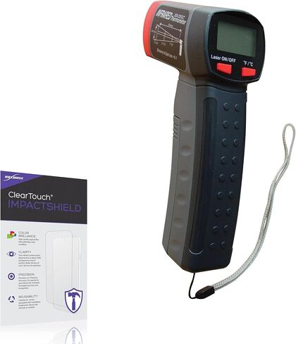 BoxWave Screen Protector Compatible with Ironton Infrared 8:1 Thermometer - ClearTouch ImpactShield (2-Pack), Impenetrable Screen Protector Flexible Film in Kuwait