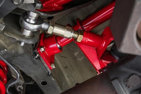 BMR 1979-2004 Ford Mustang 1.375in Rear Weld-on Anti-roll Bar Kit Hollow - Black Hammertone in Saudi Arabia