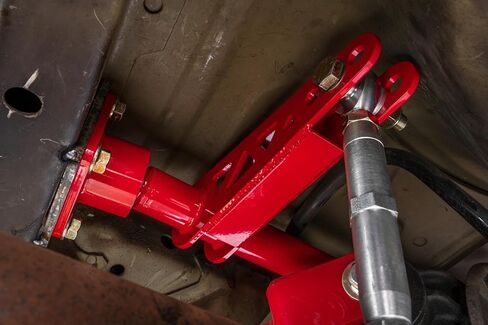 BMR 1979-2004 Ford Mustang 1.375in Rear Weld-on Anti-roll Bar Kit Hollow - Black Hammertone in Saudi Arabia
