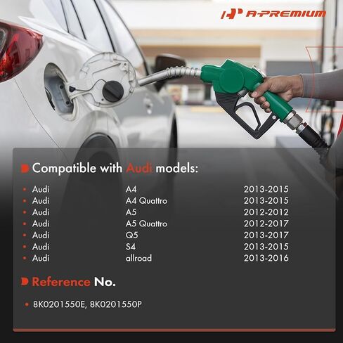 غطاء حشو خزان الوقود A-Premium متوافق مع Audi A6 allroad 2020-2021، A6 Quattro 2019-2021، A3/A3 Quattro 2015-2020، RS Q8/S6 2020-2021، S3 2015-2020 in Kuwait