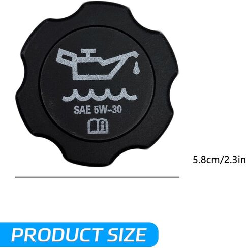 FC208 Engine Oil Filler Cap Replacement, Compatible with GM 1992-2018 1994-2011 Chevrolet GMC Cadillac Buick Oldsmobile Pontiac Hummer Saab Isuzu, Repalce #FC208 12573337 Oil Tank Cap in Saudi Arabia