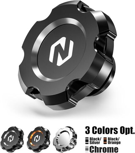غطاء خزان الوقود الأسود من NICECNC مع حلقة O متوافقة مع Harley Iron 1200 XL1200NS 2018-2021، Sportster 1200 Low XL1200L 2008-2009، 2011، Dyna Fat Bob FXDF 2009-2010، انظر التركيبات in Kuwait
