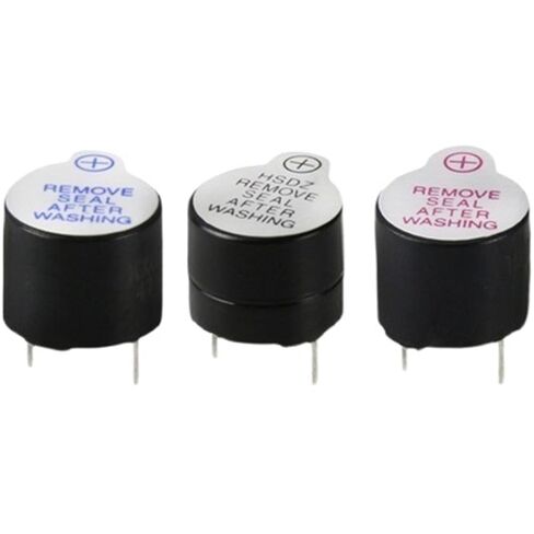 10PCS 3v 5v 12v Active Buzzer 12095 Magnetic Long Continous Beep Tone 12 * 9.5mm(12V) in Saudi Arabia