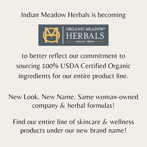 Indian Meadow Herbals Wild Yam Root Cream (2oz) - USDA Certified Organic Balancing Cream for PMS & Menopause Relief - Estrogen & Progesterone-Free. Handmade By US. Woman-owned & Operated Since 1994. in Saudi Arabia