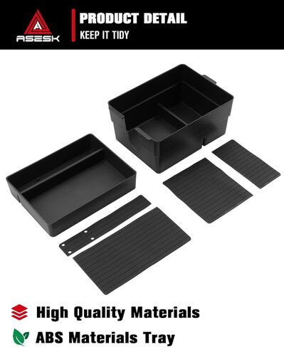 For 2024-2026 L exus TX350/TX350h/TX450h+/TX500h 2PCS Double Layer Center Console Armrest Organizer ABS Materials in Kuwait