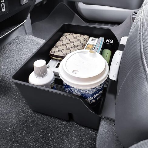 HGWEI Underseat Storage Organizer Compatible with 2015-2026 Ford F150 and 2017-2026 F250 F350 F450 Accessories - Front Console Center with 40/20/40 Jump Seat Cup Holder Replacement Tray in Kuwait