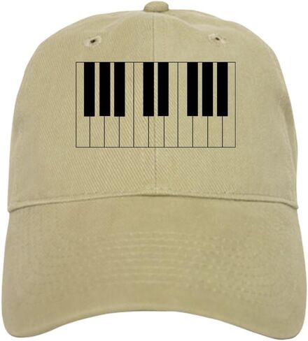 CafePress Piano Keyboard Cap Adjustable Baseball Cap in Saudi Arabia