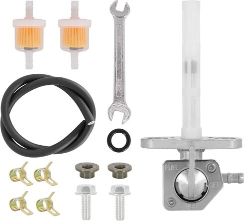 RUTU 16950-GCF-671 Fuel Petcock Valve with Fuel Filter for Honda XR50R XR70R XR80R XR100R CRF50F CRF70F CRF80F CRF100F CRF150F CRF230F ATV Dirt Bike 16950-GEL-701 16950-GN1-871 in Kuwait