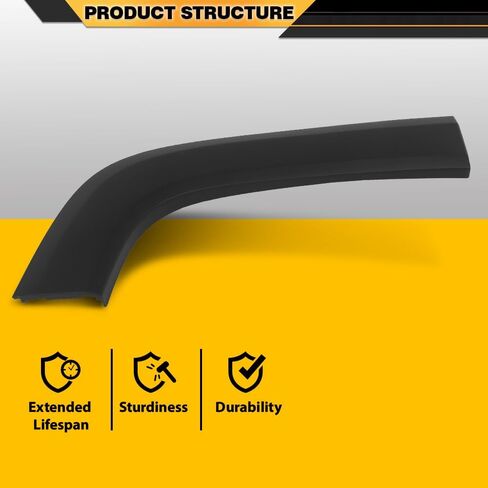 ANDPLAY Rear Door Molding Fender Flare Trim Compatible with Jeep Renegade 2015-2023 Fender Flares Wheel Opening Panel 5XB66LXHAA, CH1791104 Right Passenger Side in Kuwait