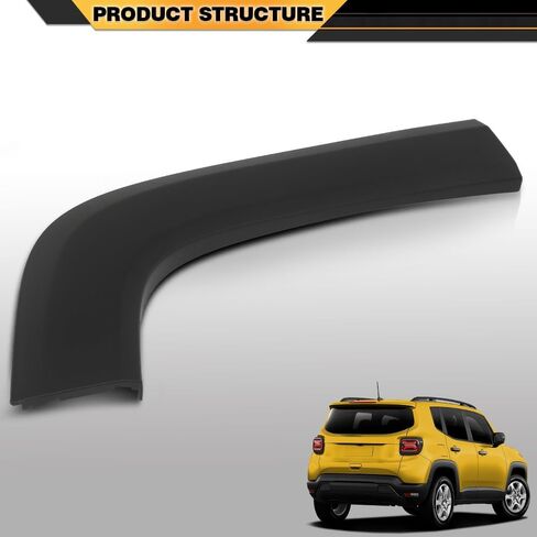 ANDPLAY Rear Door Molding Fender Flare Trim Compatible with Jeep Renegade 2015-2023 Fender Flares Wheel Opening Panel 5XB66LXHAA, CH1791104 Right Passenger Side in Kuwait