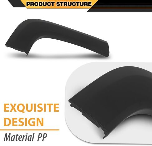 ANDPLAY Rear Door Molding Fender Flare Trim Compatible with Jeep Renegade 2015-2023 Fender Flares Wheel Opening Panel 5XB66LXHAA, CH1791104 Right Passenger Side in Kuwait