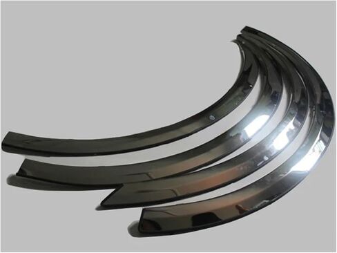 QAA Is Compatible With 2000-2006 Chevrolet Tahoe, 2000-2006 GMC Yukon 4 Piece Molded Stainless Steel Wheel Well Fender Trim Molding, 2" Width, No Factory Flares WZ40195 in Saudi Arabia