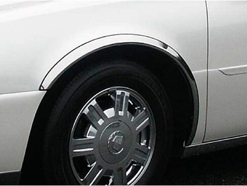 QAA is Compatible with 2000-2005 Cadillac DeVille, 2006-2011 Cadillac DTS 4 Piece Molded Stainless Steel Wheel Well Fender Trim Molding, 1.25" Width WZ40245 in Saudi Arabia