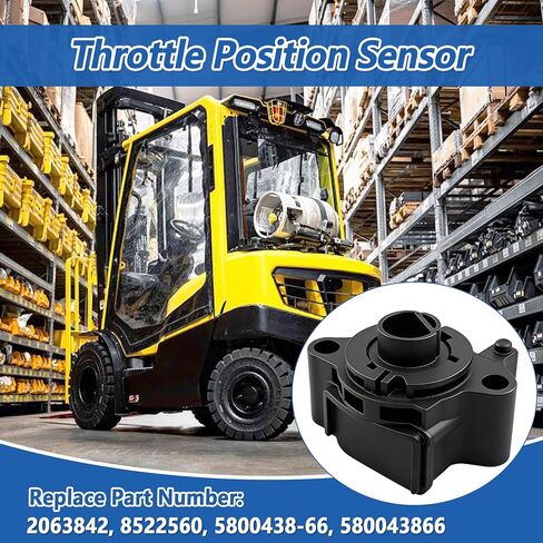 Throttle Position Sensor Compatible with Hyster Yale Forklift Replace 2063842 8522560 5800438-66 580043866 in Saudi Arabia