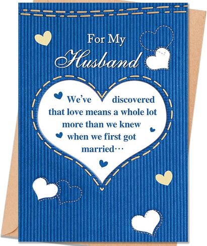Fathers Day Card for Husband, Fathers Day Card Gift from wife, Father's Day Decoration for Husband in Saudi Arabia