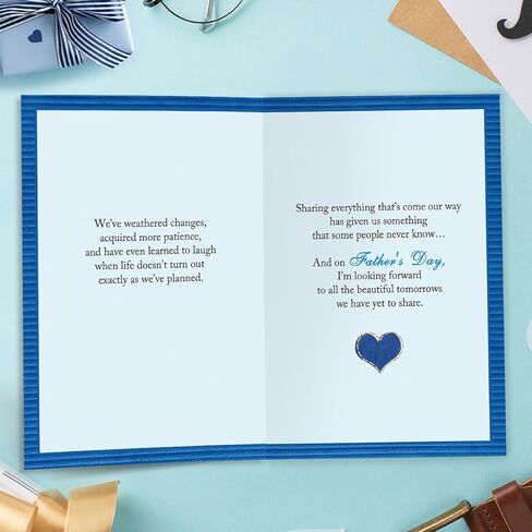 Fathers Day Card for Husband, Fathers Day Card Gift from wife, Father's Day Decoration for Husband in Saudi Arabia