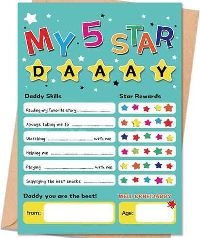 Fathers Day Card for Husband, Fathers Day Card Gift from wife, Father's Day Decoration for Husband in Saudi Arabia