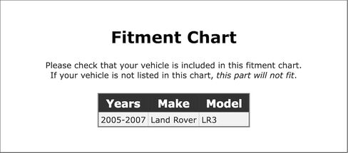 مرحل الإشعال متوافق مع Land Rover LR3 2005 2006 2007 PC-862198 in Kuwait