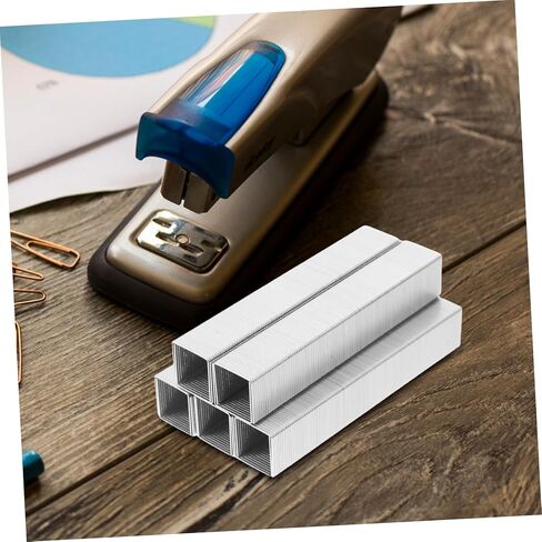 1000pcs Staples Metal Stapler Pins Office Stapler Refills Standard Heavy Duty Cable Staples Compact Paper Fasteners in Kuwait