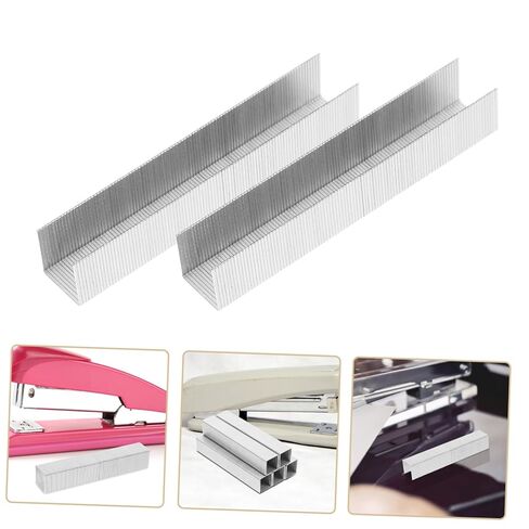 1000pcs Staples Metal Stapler Pins Office Stapler Refills Standard Heavy Duty Cable Staples Compact Paper Fasteners in Kuwait