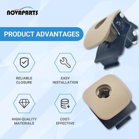 NOVAPARTS صندوق القفازات البيج مقصورة مزلاج مقبض ل 2005-2013 تشيفي كورفيت C6 15924033 in Kuwait