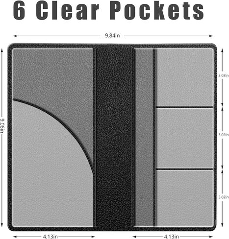 Custom Car Registration and Insurance Holder for G-M-C Sierra 1500 2500 3500 HD, Premium PU Leather Glove Box Organizer, Vehicle Document Wallet for Sierra Accessories 2019-2025 2026 in Saudi Arabia