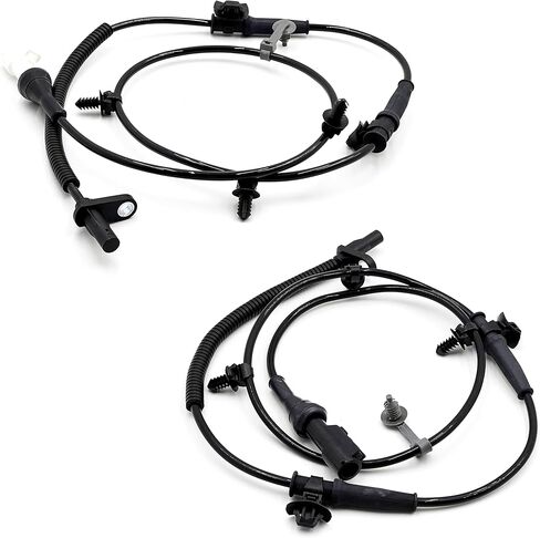 2Pcs Front Left and Right ABS Wheel Speed Sensor Compatible with Ford 2007-2014 Edge Replacement for Lincoln 2007-2015 MKX L4 V6 2.0L 3.5L 3.7L Replaces DT4Z2C205AB ALS1622 DT4Z2C204AB ALS1934 in Kuwait