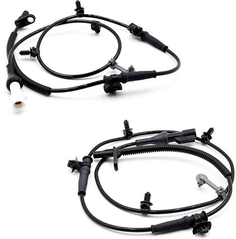 2Pcs Front Left and Right ABS Wheel Speed Sensor Compatible with Ford 2007-2014 Edge Replacement for Lincoln 2007-2015 MKX L4 V6 2.0L 3.5L 3.7L Replaces DT4Z2C205AB ALS1622 DT4Z2C204AB ALS1934 in Kuwait