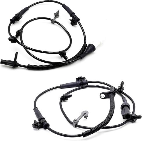 2Pcs Front Left and Right ABS Wheel Speed Sensor Compatible with Ford 2007-2014 Edge Replacement for Lincoln 2007-2015 MKX L4 V6 2.0L 3.5L 3.7L Replaces DT4Z2C205AB ALS1622 DT4Z2C204AB ALS1934 in Kuwait