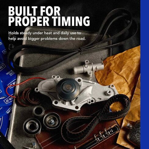 JC Whitney JFBAJCWTBK00165 Engine Timing Belt Kit with Water Pump - Compatible with Chevrolet Cruze 11-16, Sonic 12-18, Aveo 09-11, Aveo5 09-11, Cruze Limited 2016-1.6L 1.8L in Kuwait