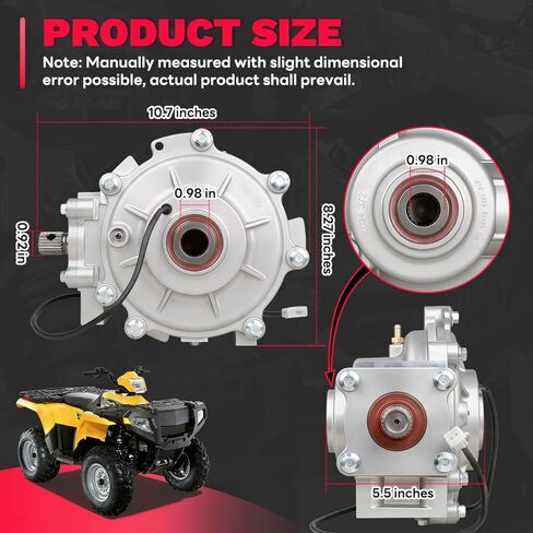 1332990 ترس تفاضلي أمامي مطور متوافق مع Polaris ATV/UTV Sportsman، Ranger، Magnum/ATP Series استبدال 1332428 1341344 1341497 3233950 in Kuwait