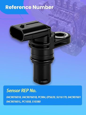 Engine Camshaft Position Sensor 04C907601K Replacement for Audi A3 A4 A5 A6 Q7 TT S3 S6, for VW Jetta, Beetle, Passat 1.4L 1.8L 2.0L 3.0L 4.0L - Replaces PC984, 04C907601 in Saudi Arabia
