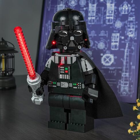 BrickBling LED Light Compatible with Lego Up-Scaled Darth Vader Minifigure, Creative Lights Compatible with Lego 75461 for Adult -Excluding Model in Kuwait