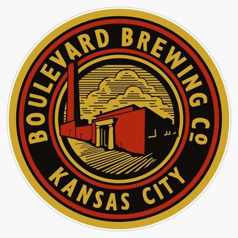 Vintage Boulevard Beer Co. Bottle Cap Sticker Bumper Sticker Vinyl Decal 5" in Kuwait