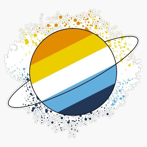MAGNET Aroace - Design 1 Magnetic Vinyl Sticker Decal Magnet 5" in Kuwait