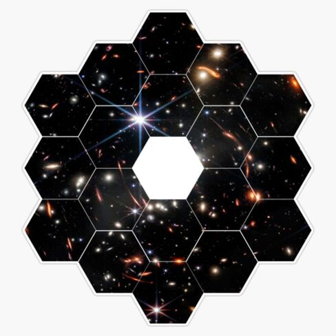 MAGNET James Webb'S First Deep Field (James Webb/Jwst) Magnetic Vinyl Sticker Decal Magnet 5" in Kuwait