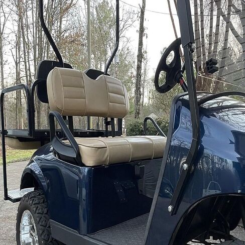 مقابض مقعد زوج KUAFU متوافقة مع 1994-Up EZGO TXT الغاز والمركبات الكهربائية استبدال مسند الذراع لـ 71701-G01 71702-G01 البلاستيك الأسود (PP) in Kuwait