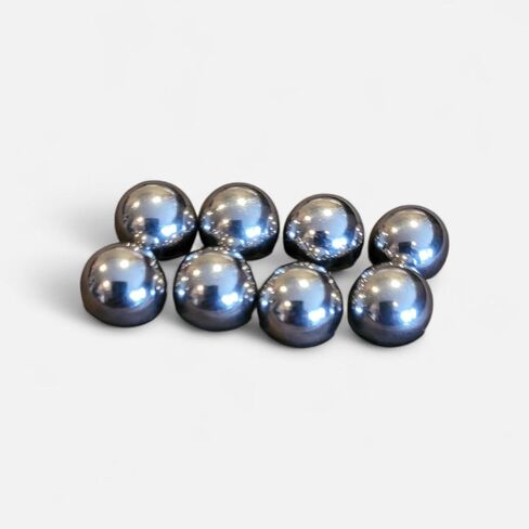8 Pack 1/2 Inch Steel Ball Bearings for Labyrinth Game - Precision Metal Maze Balls, Smooth Rolling, Durable Replacement for Wooden Marble Maze Board in Kuwait