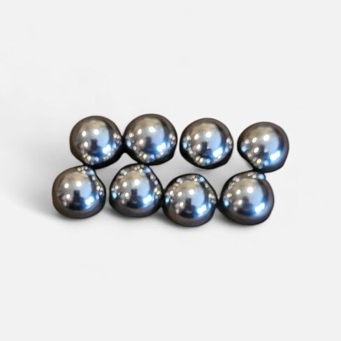 8 Pack 1/2 Inch Steel Ball Bearings for Labyrinth Game - Precision Metal Maze Balls, Smooth Rolling, Durable Replacement for Wooden Marble Maze Board in Kuwait