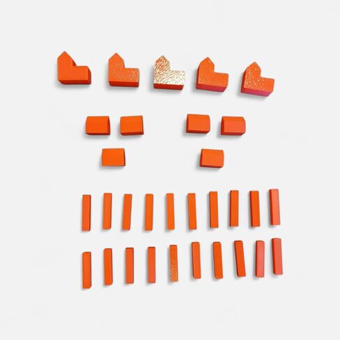 Replacement Pieces for Settlers of Catan – Roads, Settlements & Cities Set, Durable Game Tokens, Compatible with Catan Board Game Accessories, Game Pieces Plus Bonus Pieces (Black) in Kuwait