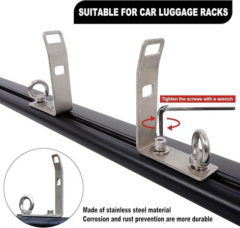 SYDSZ Load Stops T Slot Replacement Cross Bar, 304 Stainless Steel, for Roof Rack, Skis Snowboard, Kayak, Ladder, Firewood in Kuwait