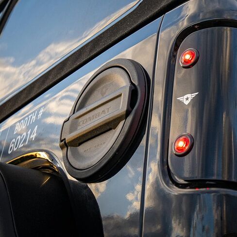 Fuel Containment Door - Gas Cap Door compatible with Jeep Wrangler JL/JLU in Saudi Arabia