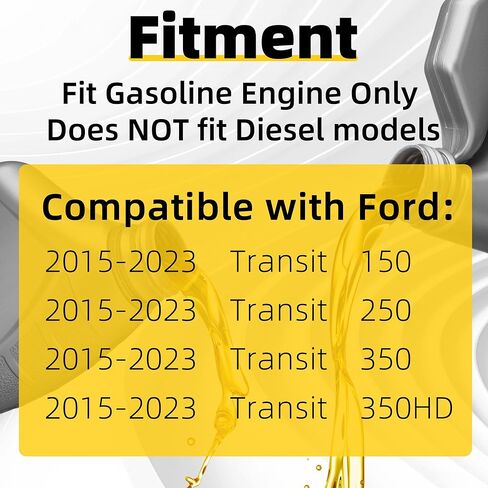 926-047 Fuel Gas Door kit w/Black Cover & Dust Shield Compatible with Ford Transit 150 250 350 350HD 2015-2023 Fuel Filler Pocket Door Hinge and Housing Assembly Replace OE CK4Z-5427936-J in Kuwait