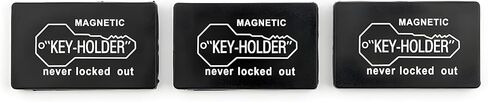 Hide A Key Magnetic Key Holder (3 Pack) – Under Car Key Hider with Strong Magnet – Weather-Resistant Plastic Case for Spare Keys – Secure Storage for Vehicle, Home, Garage, or Office in Saudi Arabia
