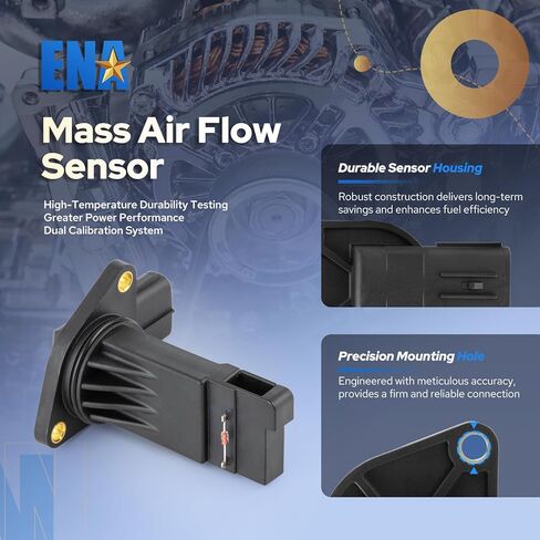 ENA Mass Air Flow Sensor Meter MAF Compatible with Mazda CX5 3 6 CX9 MX5 Miata CX3 2012 2013 2014 2015 2016 2017 2018 2019 2020 2021 2022 2023 2024 Replacement for MAS0362 22204WB00 PE0113215 in Kuwait