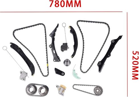 Timing Chain Kit Replacement for 2016-2024 Chrysler Dodge Jeep Ram 3.6L 220cid Pentastar Part# 05184352AE, 05184352AF, 5047907AA, 5047966AB, 5184359AB in Kuwait