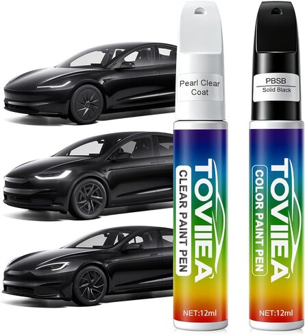 Stealth Grey(PN01) Touch Up Paint for tesla ModelY/3/X/S,2-In-1 Car Scratch Remover Pen,Car Paint Scratch Repair Kit for Scratches,Chips & Nicks,2-PCS SET in Saudi Arabia